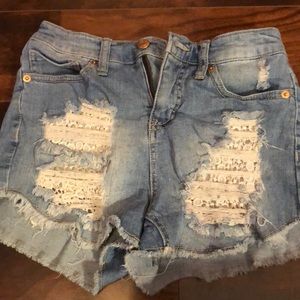 jean shorts